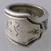 Spoon Ring Size 5 Ancestral with B Monogram