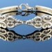 Spoon Bracelet Triumph 1968 Matte Finish Deep Silver All Sizes
