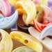 SALE - 50 Moon Beads Mix Acrylic Opaque Multi Color - 50 pc - 2197-AG