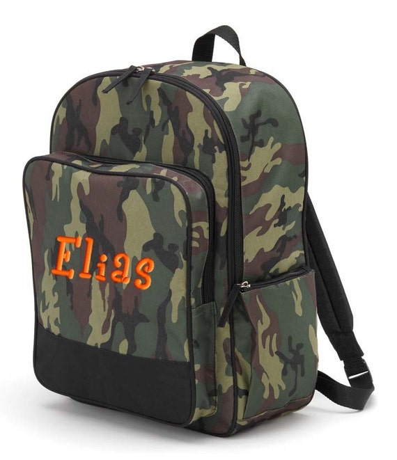 Personalized Backpack Camouflage Bookbag Camo by parsik93 on Etsy