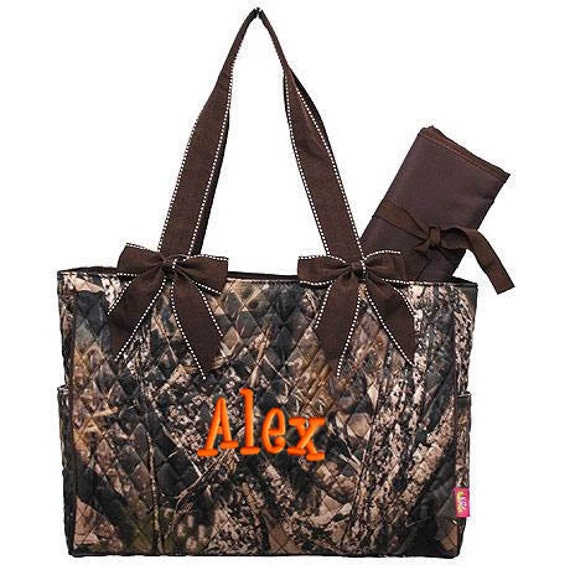 Personalized Diaper Bag Camouflage Mossy Oak Brown by parsik93