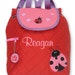 Children Personalized Backpack Ladybug Stephen Joseph Quilted Toddler Preschool
