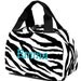 Personalized Lunch Bag Zebra Black Insulated Monogrammed