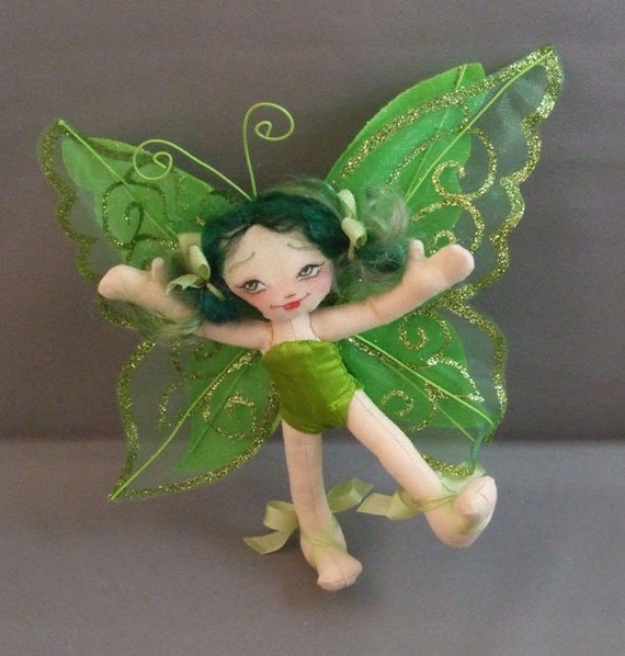 olive tiny fairy doll