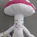 Mushroom Girl, Amanita Style with Hot Pink Cap