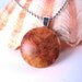Sale Wood Pendant Necklace Cherry Burl by Hendywood