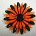 1960s-70s VINTAGE enamel FLOWER BROOCH very cooooooooool