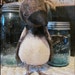 Maggie Magpie Primitive folk art bird doll