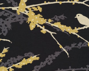 Joel Dewberry Aviary 2 Sparrows in Cavern Fabric, 1 yard
