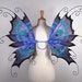 Fairy wings - Peacock - Amazing for fairy costume, Halloween costume, wedding, fairy photography - Blue fairy wings- Handmade - Renee design