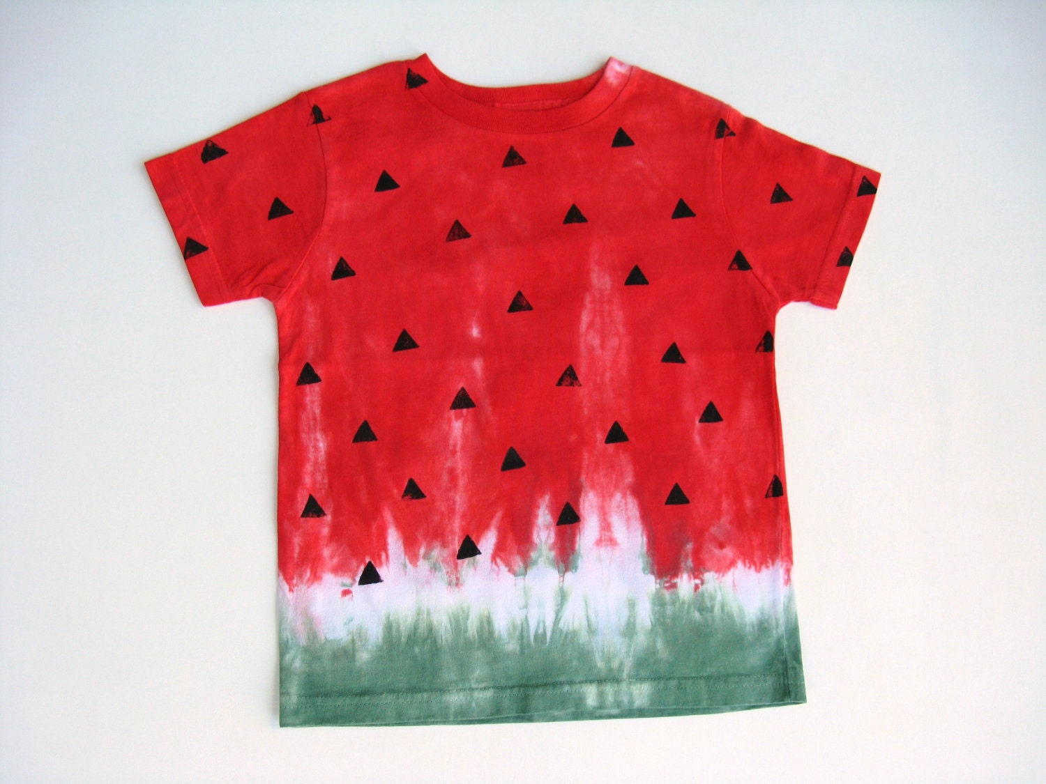 Watermelon T-Shirt Baby and Toddler Tie Dyed Tee or Top