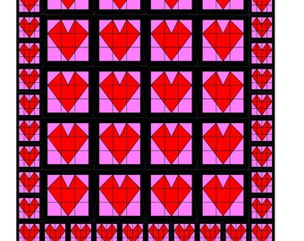 PATTERN for Confederate Flag KING Quilt