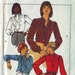 butterick 5748, vintage 70s puff sleeve shirt pattern UNCUT, size 12, bust 34 FREE SHIPPING to canada and usa