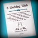 Reserved for Kelli. 20 Beach Wedding - A Wedding Wish with Seahorses - Wish Bracelet Wedding Favor Custom Made for You