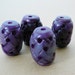 Gemstone Bead, Jade Purple Lantern