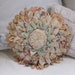 Vintage Shabby Chic FLOWER PETAL PILLOW 1930s