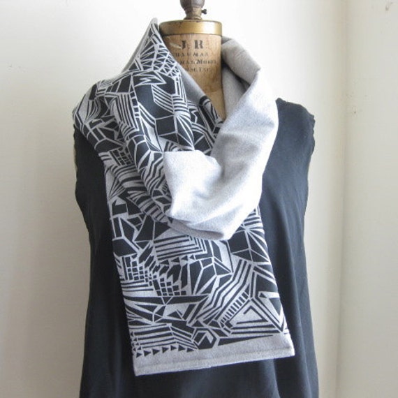 silkscreen scarf 1.