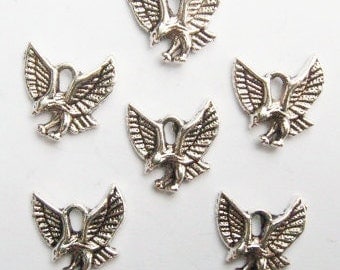 50 BULK, Eagle Charms 13x13x2mm ITEM:AB19