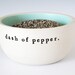 dash of pepper. (seafoam)