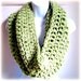 Reserved for Sam Infinity Scarf Celery Green, Sage Green Extra Large Chunky Scarf "Buy one get one 50% off lowest price"