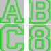 College Letters -- Applique Embroidery Designs
