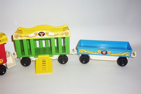 fisher price circus train 1970s