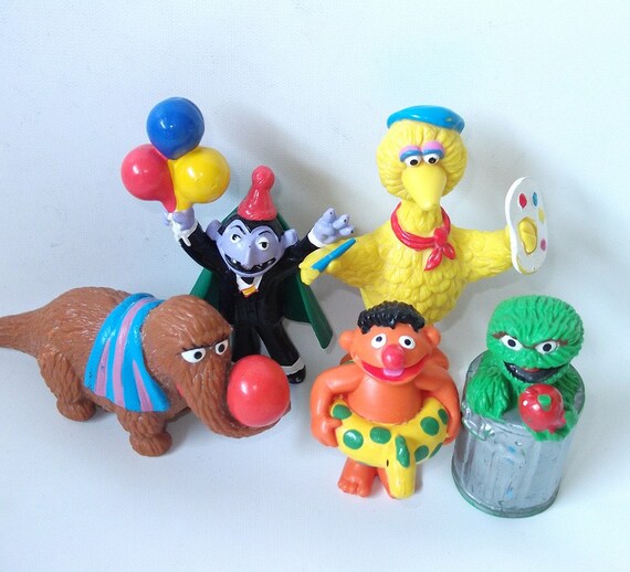 Vintage Sesame Street Figures Muppets