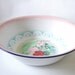 Vintage Large Enamel bowl Graniteware Enamelware Basin