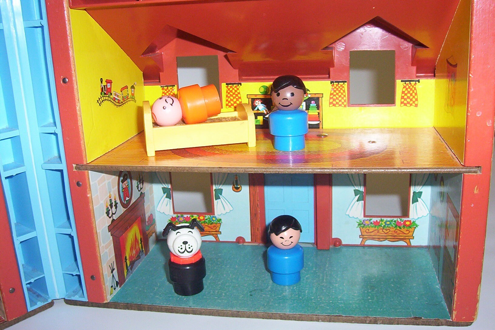 vintage fisher price play family house