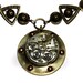 Steampunk Necklace - WATCH movement - Mixed Metal tones