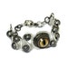 Steampunk Jewelry - Bracelet - Taxidermy glass eye - RESERVED