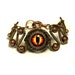 Steampunk Jewelry - Fire Dragon Eye Bracelet