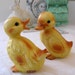 Small Vintage Lefton Baby Duck Pair