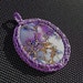 Immediate Download - PDF Crochet Pattern for The Sea Sediment Jasper Frame - Cabochon Jewelry