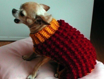 Immediate Download PDF Crochet Pattern Bobble Stitch Dog