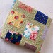 SALE ...flower garden..echo quilt no.18...baby girl quilt, lap quilt.... Ready to ship
