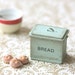 Dollhouse Accessories- Shabby Chic Mint Green Bread Box