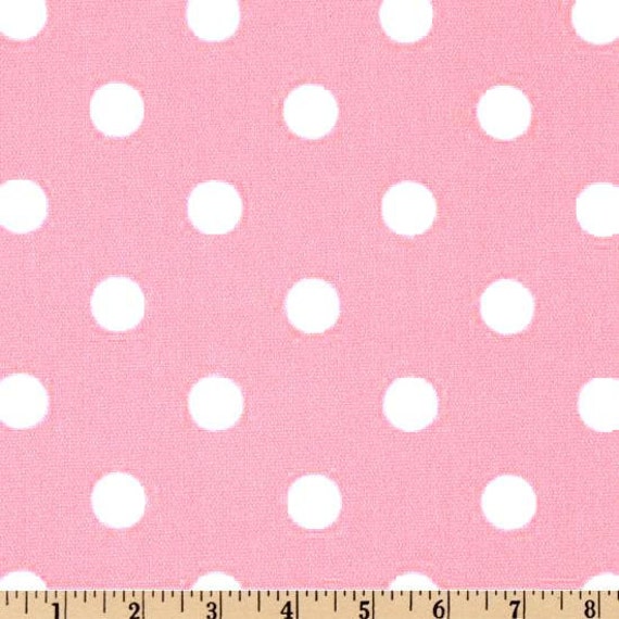 TABLE RUNNER Polka Dot White on Dark Pink by FantasyVintageBridal