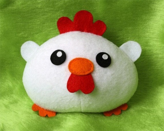 chicken cuddly toy