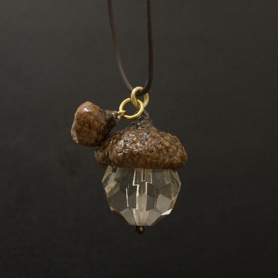 Crystal Oak Necklace