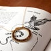Gold Ouroboros Etched Copper Necklace, with Real Snakeskin