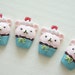 3 pcs Kawaii Bear Cupcake Cabochon (22mm30mm) CD331 (((LAST)))