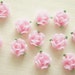 SALE 11 pcs Poly Clay Pale Pink Rose (12mm) FM012 (((LAST)))