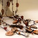 Autumn Leaves and Beads Necklace.