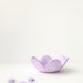 Ring Bowl, Lace Texture Ring keeper Bowl, Purple , Lilac, Lavender ,Handmade Home Decor
