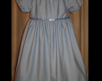 Peter Pan's Wendy Darling Dress/Nightgown(-----)Empire Waist and elastic neckline(-----)Sizes 12 Months to girls size 8