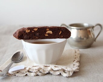 Chocolate Cashew Chili Biscotti, Biscotti Cookies