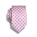 Mens Tie Lavender Dots Skinny Silk Necktie