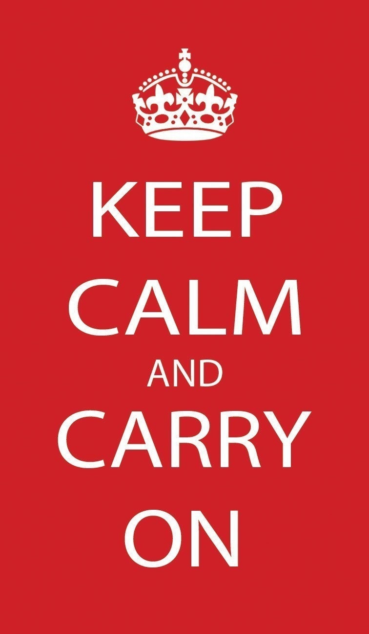 keep calm and carry on trademark
