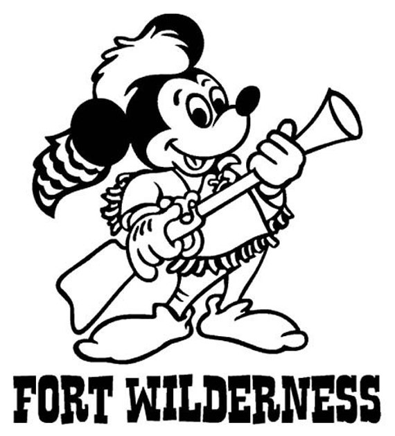 Download Fort Wilderness Musket Mickey vinyl decal